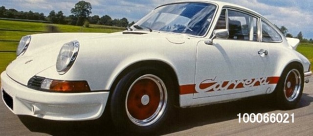 minichamps - 1:18 porsche 911 carrera rs - 1972 - white w red decor