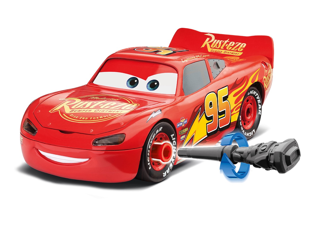 Revell 00920 Lightning Mcqueen Disney Cars Kids Model Kit Construction Toy