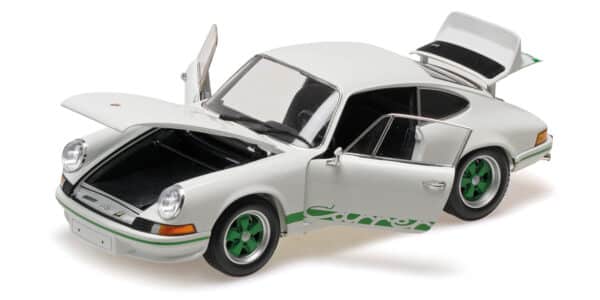 Minichamps 1:18 Porsche 911 Carrera RS White/Green 1972 (100066020) Diecast Model