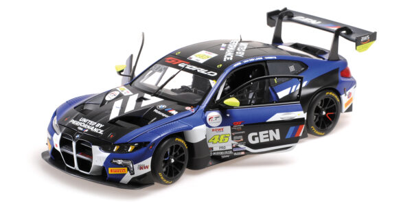 Minichamps 1:18 BMW M4 GT3 EVO Team WRT Rossi/van der Linde/Weerts Winner 8 Hours Indianapolis 2025 (110252546) Diecast Model