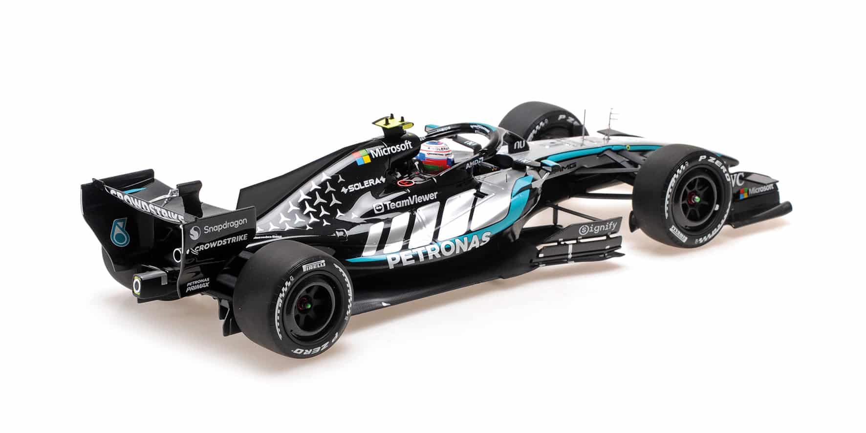 Minichamps 1:18 Mercedes-AMG Petronas F1 Team W17 No.12 Kimi Antonelli Winner Chinese GP 2026 with Pitboard (117260212) Limited Edition Resin Model 2 Minichamps 1:18 Mercedes-AMG Petronas F1 Team W17 No.12 Kimi Antonelli Winner Chinese GP 2026 with Pitboard (117260212) Limited Edition Resin Model
