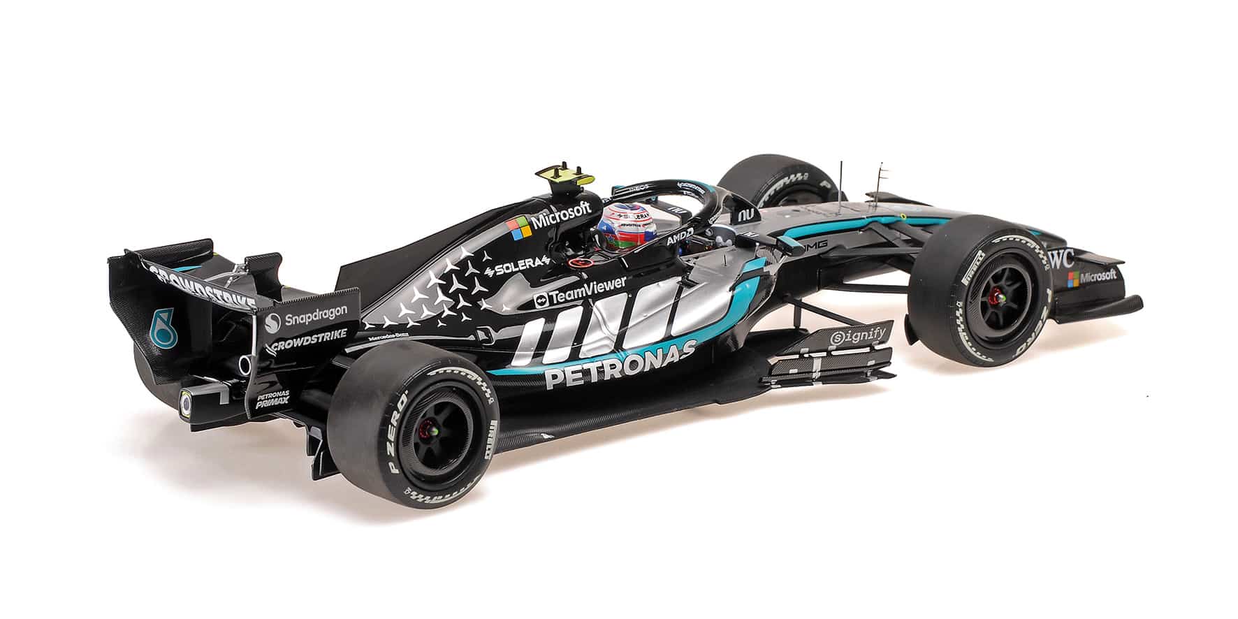 Minichamps 1:18 Mercedes-AMG Petronas F1 Team W17 No.12 Kimi Antonelli First Pole Position Chinese GP 2026 with Pole Position Tyre (117260222) Limited Edition Resin Model 2 Minichamps 1:18 Mercedes-AMG Petronas F1 Team W17 No.12 Kimi Antonelli First Pole Position Chinese GP 2026 with Pole Position Tyre (117260222) Limited Edition Resin Model