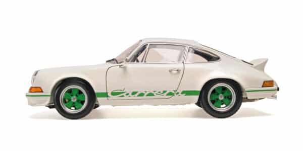 Minichamps 1:18 Porsche 911 Carrera RS White/Green 1972 (100066020) Diecast Model 12 Minichamps 1:18 Porsche 911 Carrera RS White/Green 1972 (100066020) Diecast Model