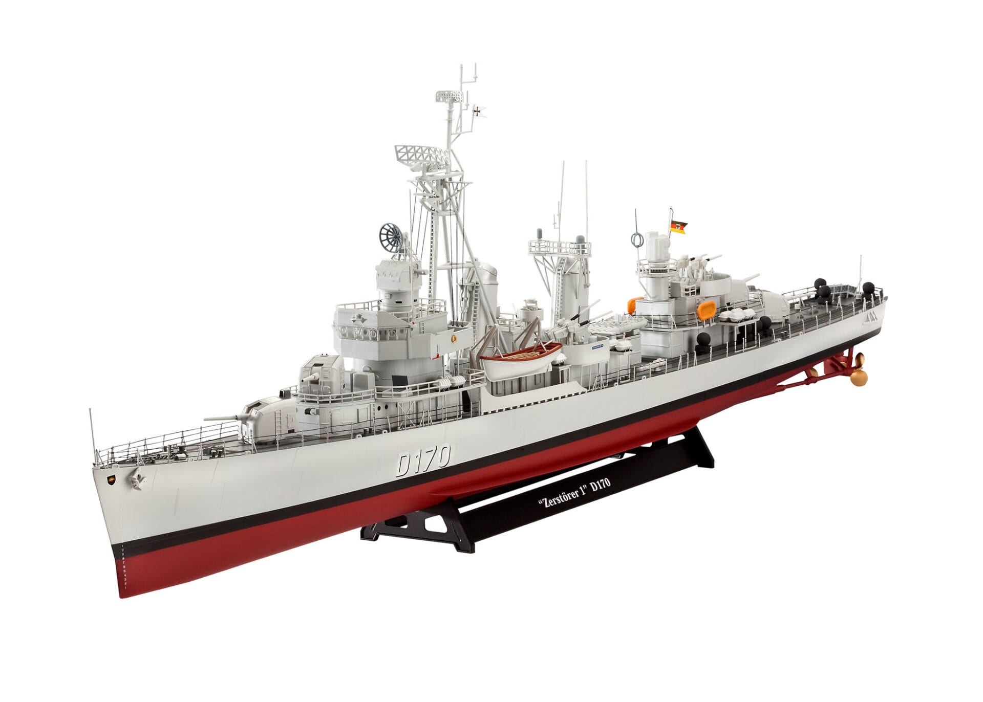 revell - 1:144 destroyer class 119 germany (z1/z5) platinum edition (05179) model kit