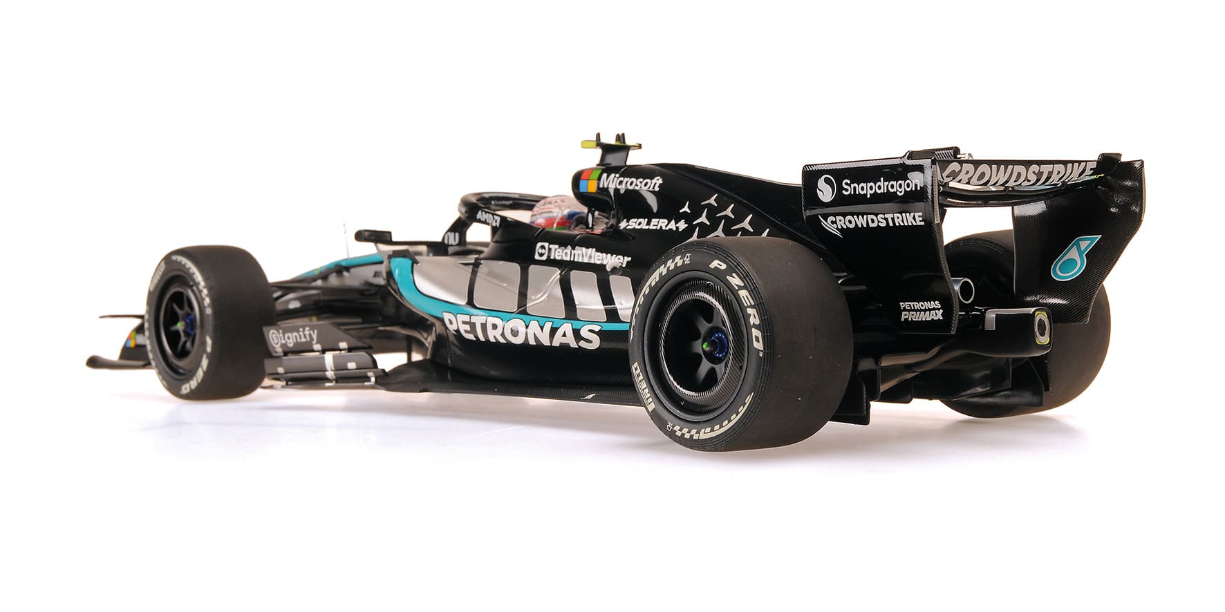 Minichamps 1:18 Mercedes-AMG Petronas F1 Team W17 No.12 Kimi Antonelli First Pole Position Chinese GP 2026 with Pole Position Tyre (117260222) Limited Edition Resin Model 4 Minichamps 1:18 Mercedes-AMG Petronas F1 Team W17 No.12 Kimi Antonelli First Pole Position Chinese GP 2026 with Pole Position Tyre (117260222) Limited Edition Resin Model