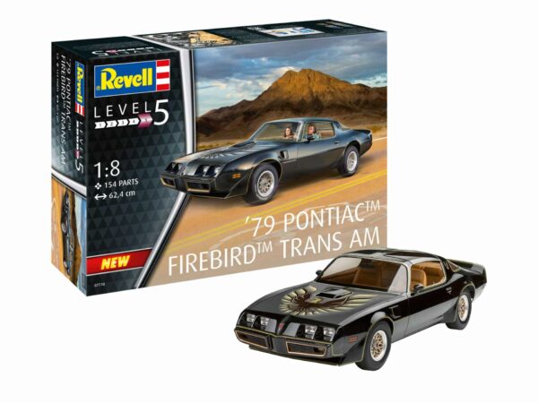 Revell - 1:8 Pontiac Firebird Trans Am Model Kit (07710)