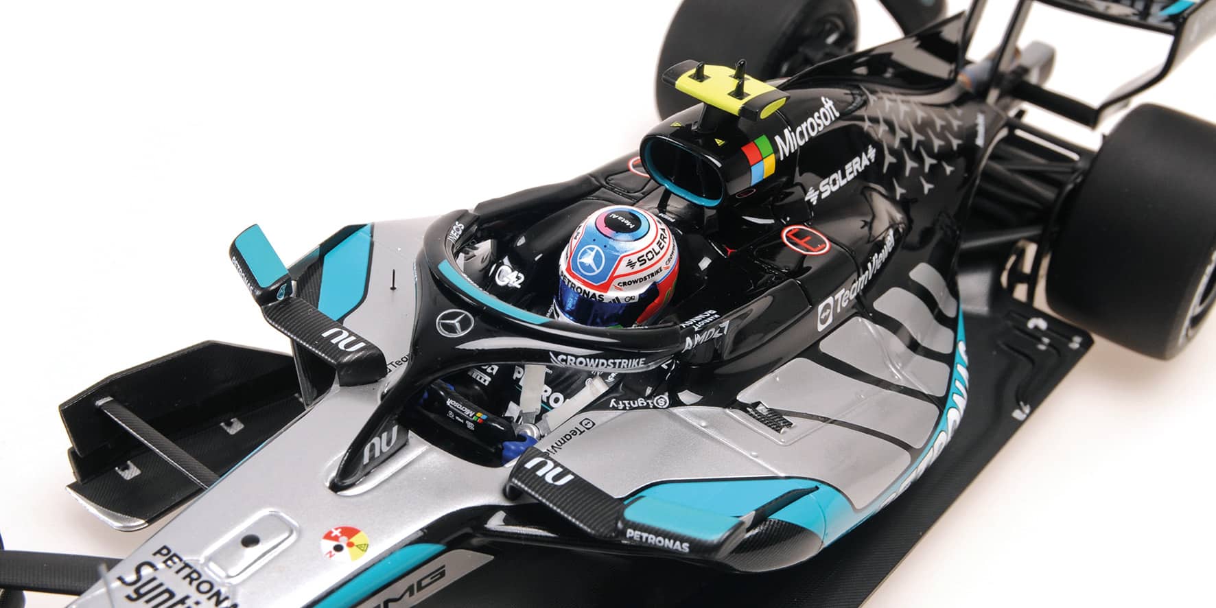 Minichamps 1:18 Mercedes-AMG Petronas F1 Team W17 No.12 Kimi Antonelli Winner Chinese GP 2026 with Pitboard (117260212) Limited Edition Resin Model 6 Minichamps 1:18 Mercedes-AMG Petronas F1 Team W17 No.12 Kimi Antonelli Winner Chinese GP 2026 with Pitboard (117260212) Limited Edition Resin Model