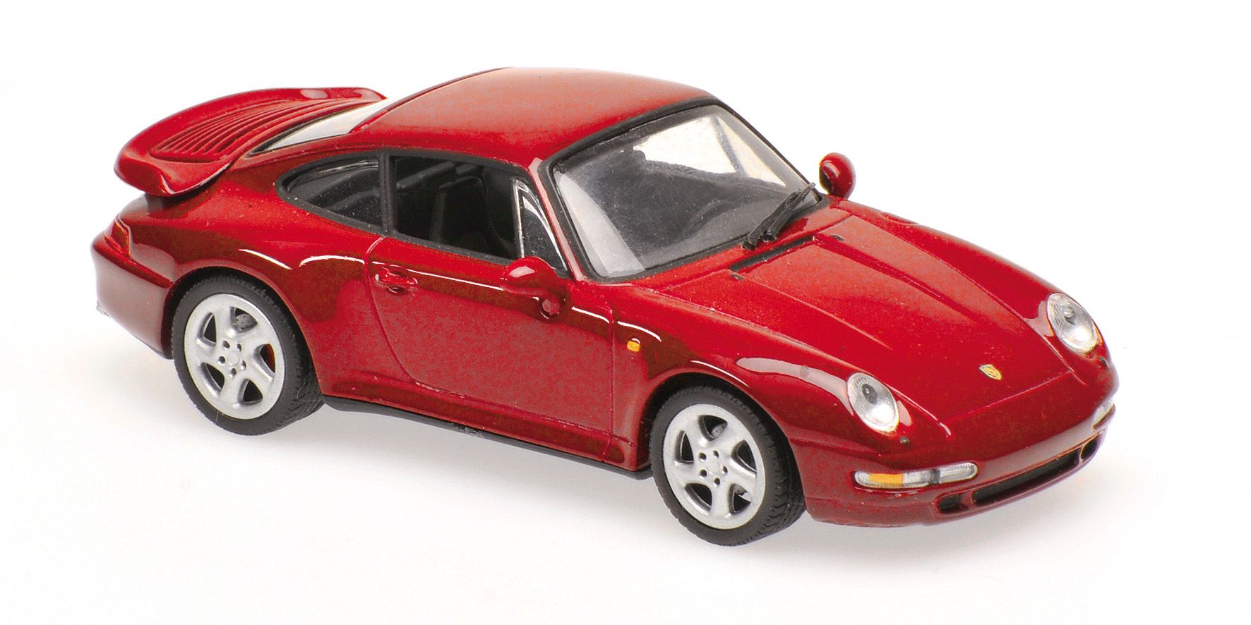Maxichamps 1/43 Porsche 911 (993) Turbo S Red Diecast Model