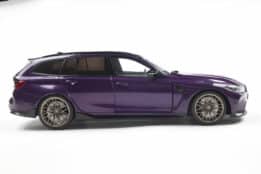 1 18 bmw m3 g81 touring with performance parts twilight purple pear 01