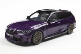 1 18 bmw m3 g81 touring with performance parts twilight purple pear 05