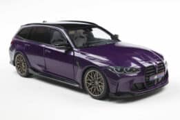 1 18 bmw m3 g81 touring with performance parts twilight purple pear 06