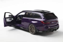 1 18 bmw m3 g81 touring with performance parts twilight purple pear 07