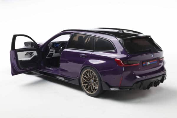 1 18 bmw m3 g81 touring with performance parts twilight purple pear 07