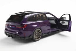 1 18 bmw m3 g81 touring with performance parts twilight purple pear 08