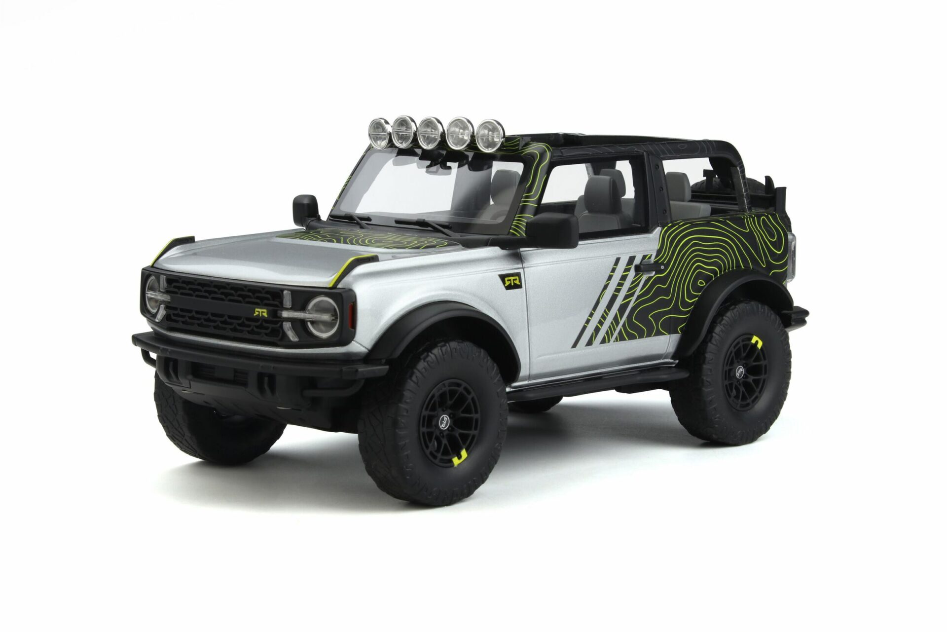GT Spirit - 1:18 Ford Bronco RTR Iconic Silver (2022)