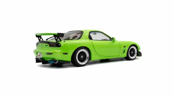 Alternative view of Solido 1:18 Mazda RX7 FD3RS Solido Works 1999 Neon Green (S1810606) Diecast Model