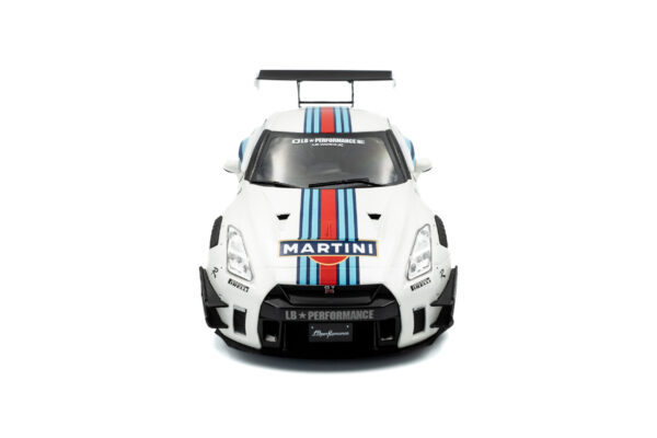 Solido 1:18 Nissan GT-R (R35) with Liberty Walk Body Kit 2.0 Martini Livery 2024 (S1805819) Diecast Model 12 Solido 1:18 Nissan GT-R (R35) with Liberty Walk Body Kit 2.0 Martini Livery 2024 (S1805819) Diecast Model