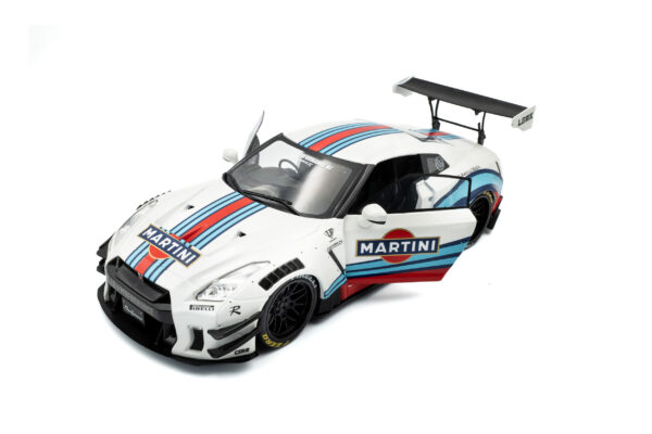 Solido 1:18 Nissan GT-R (R35) with Liberty Walk Body Kit 2.0 Martini Livery 2024 (S1805819) Diecast Model 9 Solido 1:18 Nissan GT-R (R35) with Liberty Walk Body Kit 2.0 Martini Livery 2024 (S1805819) Diecast Model