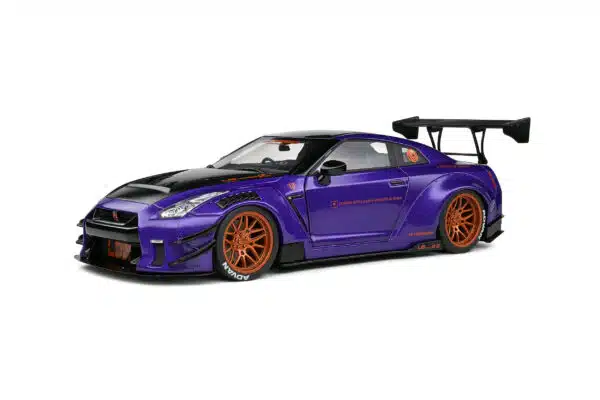 Solido - 1:18 Nissan GT-R (R35) Liberty Walk Karosseriekit 2.0 "Purplezilla" 2022