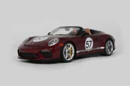 1 18 porsche 911 9912 speedster heritage edition cherry metallic 01