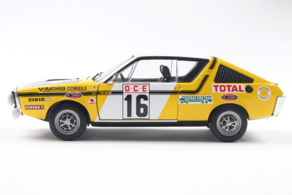 Solido 1:18 Renault 17 Ph.1 Rallye du Maroc #23 Prive / Tilbert 1976 (S1803709) Diecast Model 14 Solido 1:18 Renault 17 Ph.1 Rallye du Maroc #23 Prive / Tilbert 1976 (S1803709) Diecast Model
