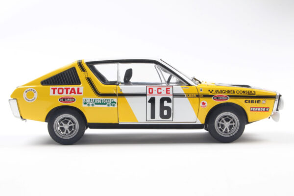 Solido 1:18 Renault 17 Ph.1 Rallye du Maroc #23 Prive / Tilbert 1976 (S1803709) Diecast Model 15 Solido 1:18 Renault 17 Ph.1 Rallye du Maroc #23 Prive / Tilbert 1976 (S1803709) Diecast Model