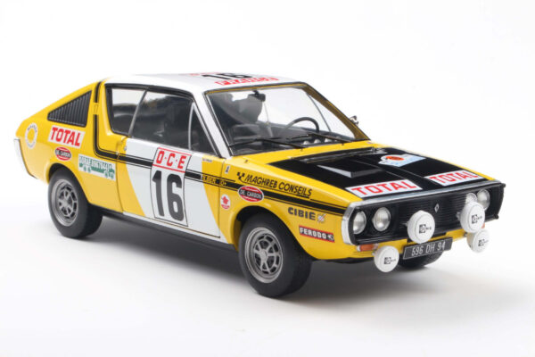 Solido 1:18 Renault 17 Ph.1 Rallye du Maroc #23 Prive / Tilbert 1976 (S1803709) Diecast Model 9 Solido 1:18 Renault 17 Ph.1 Rallye du Maroc #23 Prive / Tilbert 1976 (S1803709) Diecast Model