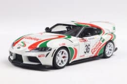 1 18 toyota gr supra toyota racing tribute white 2024 01