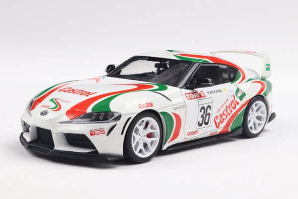 1 18 toyota gr supra toyota racing tribute white 2024 01