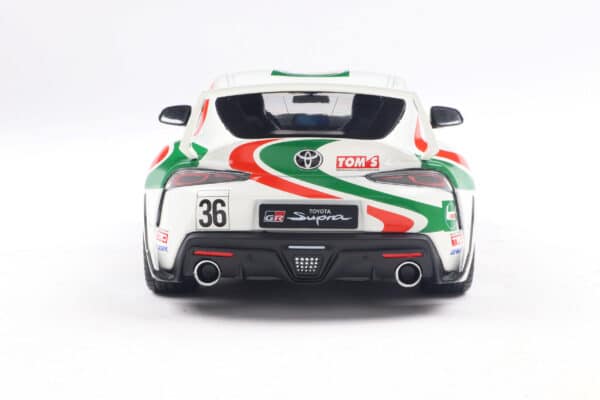 1 18 toyota gr supra toyota racing tribute white 2024 04