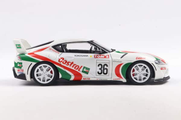 1 18 toyota gr supra toyota racing tribute white 2024 06