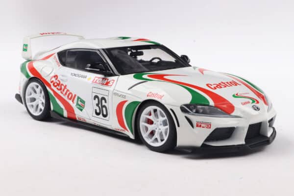 1 18 toyota gr supra toyota racing tribute white 2024 07