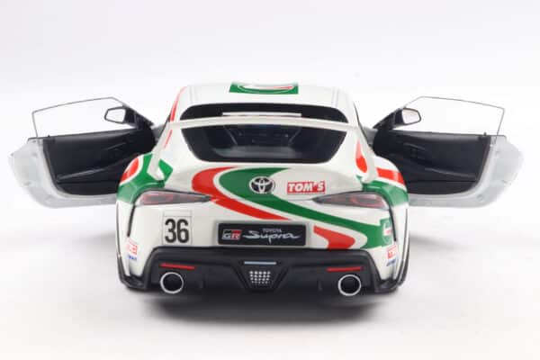 1 18 toyota gr supra toyota racing tribute white 2024 10