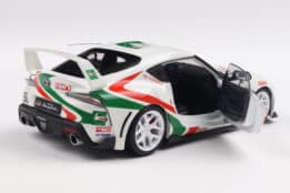 1 18 toyota gr supra toyota racing tribute white 2024 11