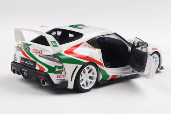 1 18 toyota gr supra toyota racing tribute white 2024 11