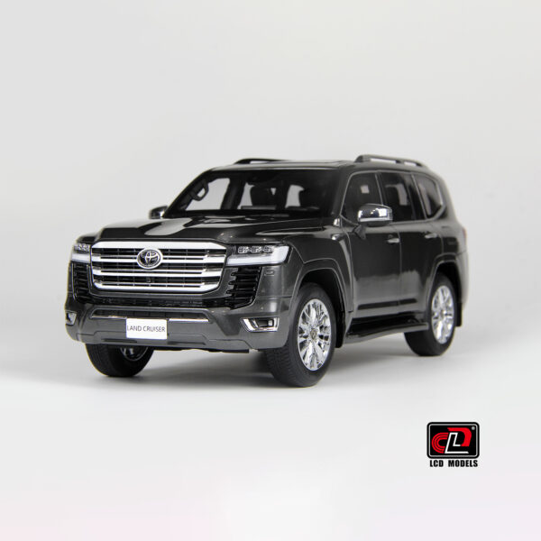 LCD 1:18 Toyota Land Cruiser 300 ZX Grey Full Openings Diecast Model