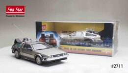 Sun Star 1:18 DMC DeLorean Back to the Future Movie 1 Diecast Model 2711
