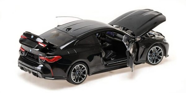 Minichamps - 1:18 BMW M4 (G82) Black Metallic 2024 (110020141) Diecast Model 7 Minichamps - 1:18 BMW M4 (G82) Black Metallic 2024 (110020141) Diecast Model