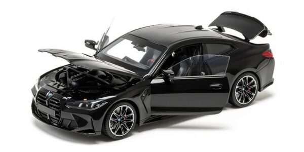 Minichamps - 1:18 BMW M4 (G82) Black Metallic 2024 (110020141) Diecast Model