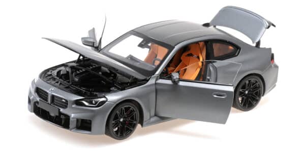 1:18 BMW M2 Matt Grey 2022 - Limited Edition Diecast Model by Minichamps