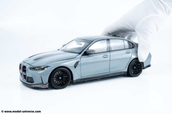 Minichamps - 1:18 BMW M3 CS Brooklyn Grey Metallic 2023 - Diecast Model