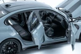 Minichamps - 1:18 BMW M3 CS Brooklyn Grey Metallic 2023 - Diecast Model