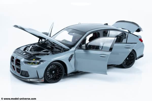 Minichamps - 1:18 BMW M3 CS Brooklyn Grey Metallic 2023 - Diecast Model