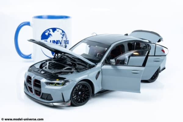 Minichamps - 1:18 BMW M3 CS Brooklyn Grey Metallic 2023 - Diecast Model