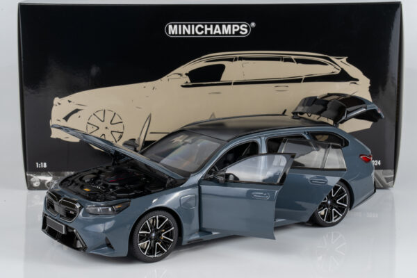 Minichamps 1:18 BMW M5 Touring (G91) 2024 Grey Metallic (110023901) Diecast Model