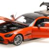 Mercedes-AMG GT Black Series 2021 Orange with Silver Wheels - Diecast Model by Minichamps - 1:18 Scale 12 Mercedes-AMG GT Black Series 2021 Orange with Silver Wheels - Diecast Model by Minichamps - 1:18 Scale