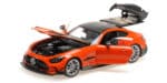 Mercedes-AMG GT Black Series 2021 Orange with Silver Wheels - Diecast Model by Minichamps - 1:18 Scale