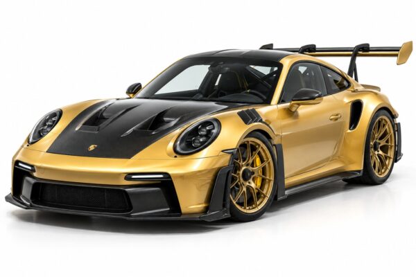 Minichamps 1:18 Porsche 911 (992) GT3 RS Gold with Weissach Package and Gold Wheels 2023 (110062045) Diecast Model