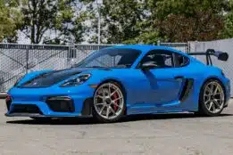 Minichamps - 1:18 Porsche Cayman GT4 RS Blue w/Weissach Package 2024