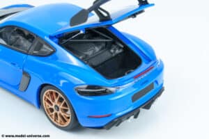 110062121 porsche cayman 718 gt4 rs blue diecast model 15